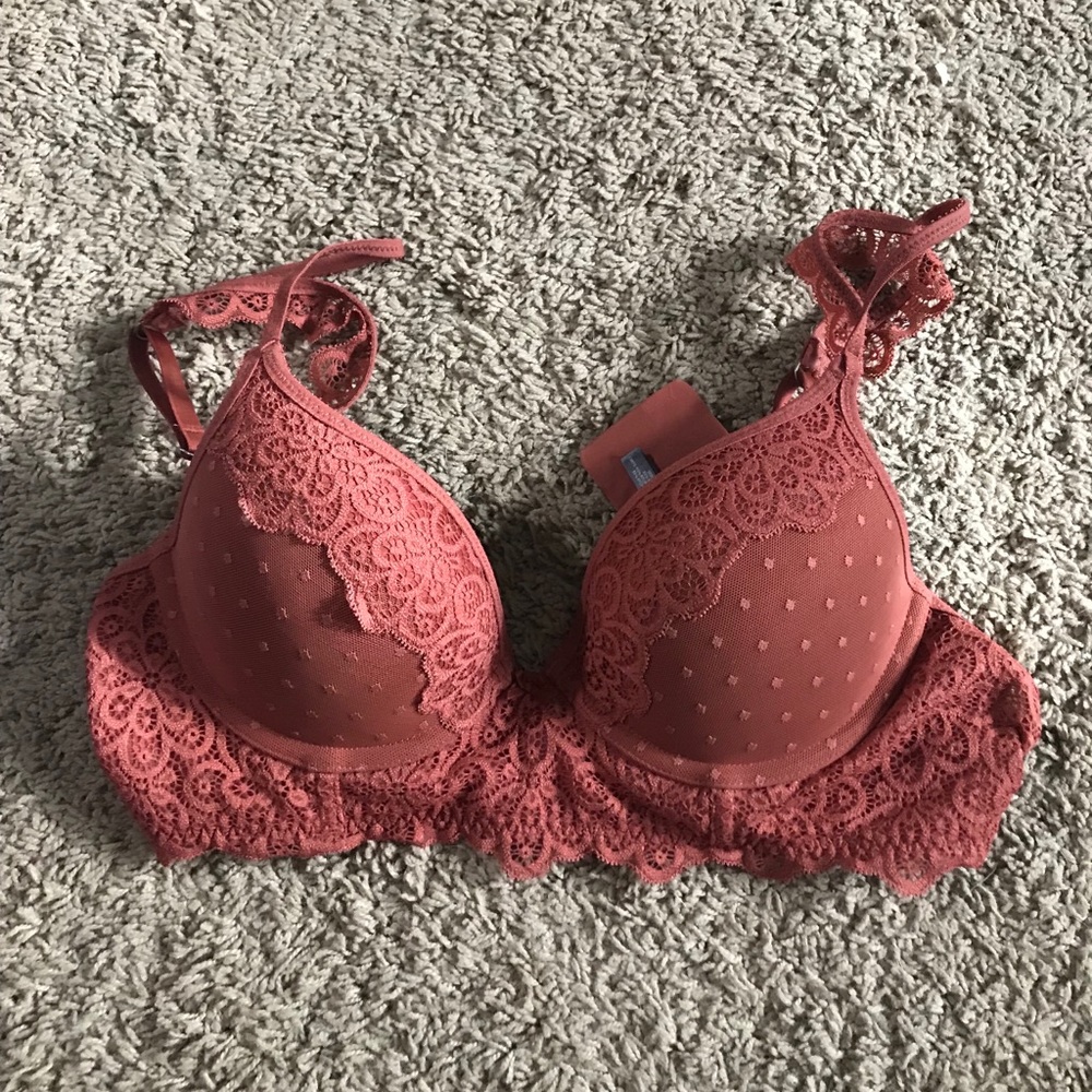 Coral Push-up 34 B Lace Bra